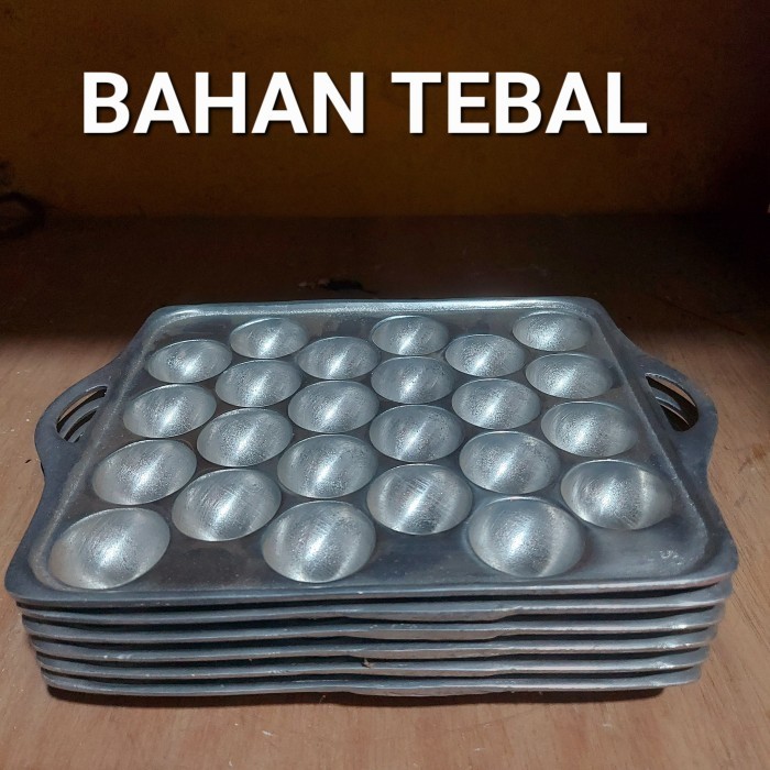 

Cetakan Takoyaki/Cetakan Kue Cubit Isi 24 Bahan Tebal
