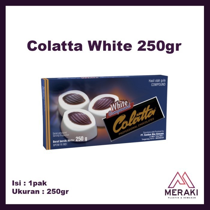 

Colata White 250Gr Batang Compound Bahan Kue