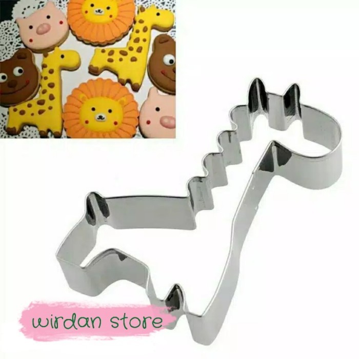 

Cetakan Kue/Biskuit/Fondant Bahan Stainless Bentuk Jerapa Per Pcs