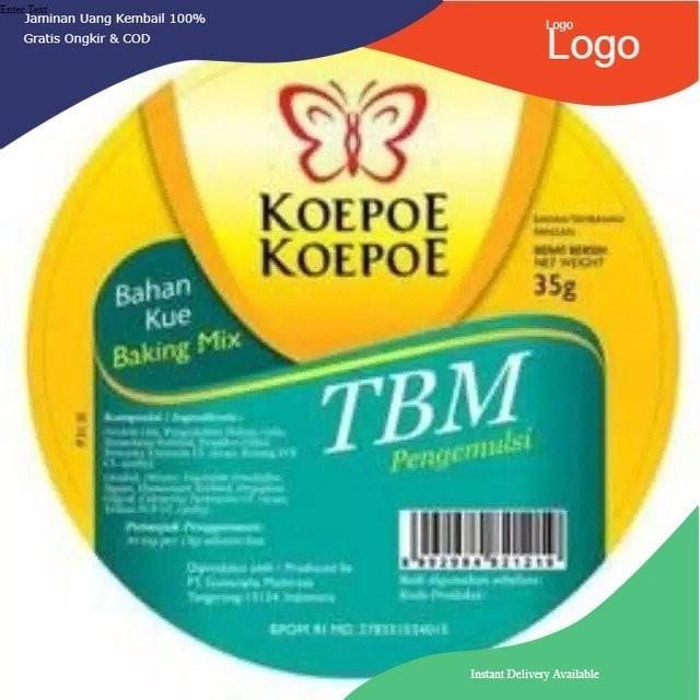 

Tbm Koepoe Baking Mix Pengemulsi Emulfisier / Bahan Kue 35 G