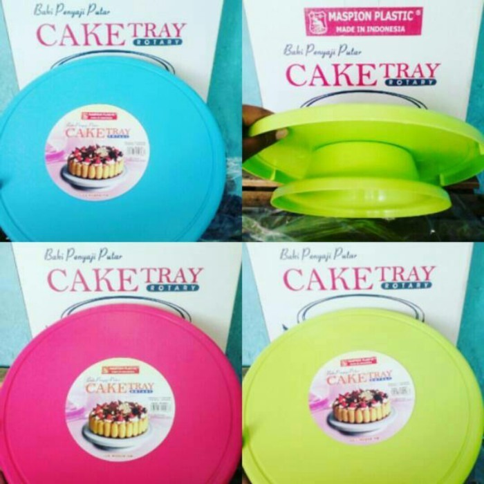 

Meja Putar Menghias Kue Tart Birthday Cake Tray Bahan Plastik