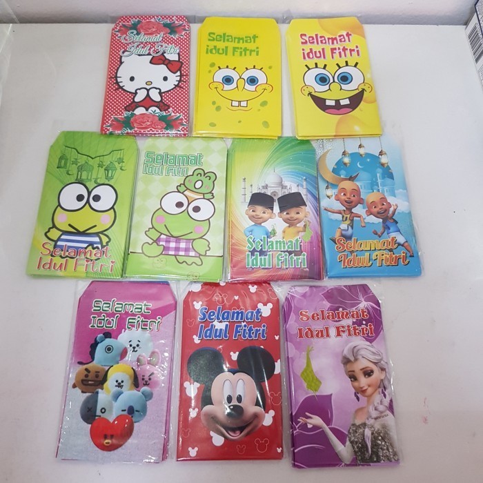 

10 Pcs Amplop Lebaran Hari Raya Idul Fitri Part 1 Uk 7X12Cm