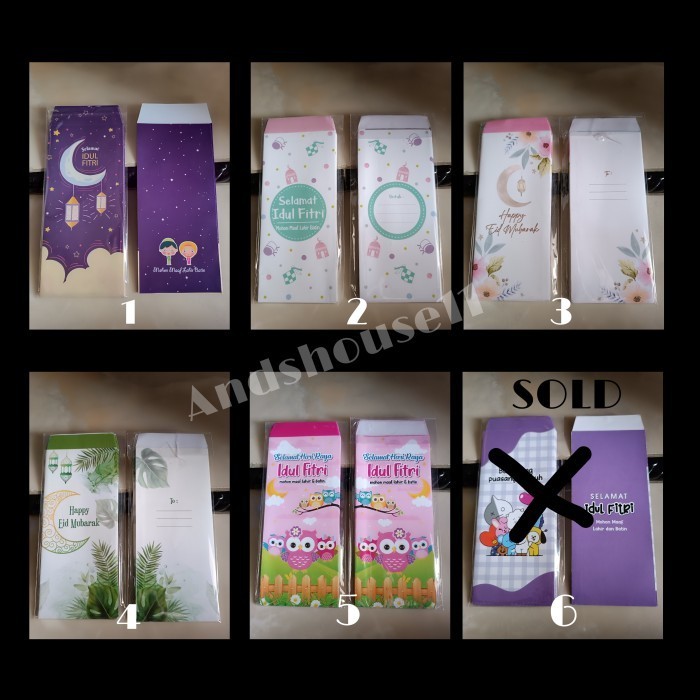 

Amplop Lebaran / Idul Fitri Unik