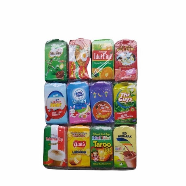 

Amplop Lebaran Isi 50 Lembar Ukuran 7 X 11 Cm Motif Snack Indonesia