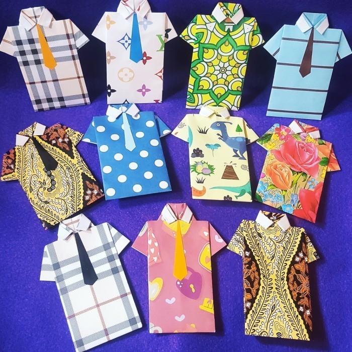 

Amplop Lebaran Bentuk Baju Isi 10Pcs