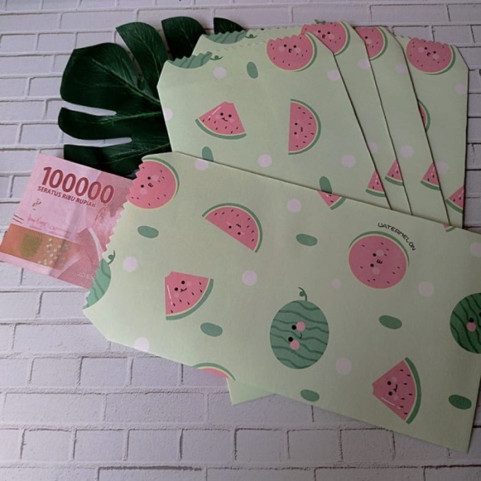 

Amplop Lebaran Lebih Lebar / Angpao Wedding Motif - Fruit