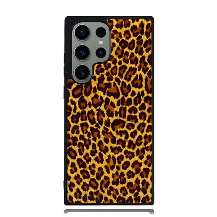 Casing Case Samsung S24 S23 S22 S21 S20 FE Ultra Plus Leopard Pattern AE2544 Custom A6