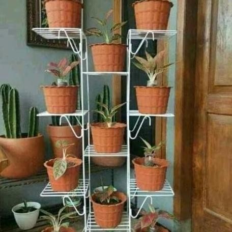 Spesial Rak Tanaman Bunga Dari Besi Susun 12 Minewcollection