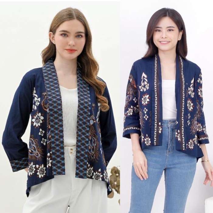 Jamy Blazer Batik Wanita Outer Rompi Wanita Jumbo Luaran Couple