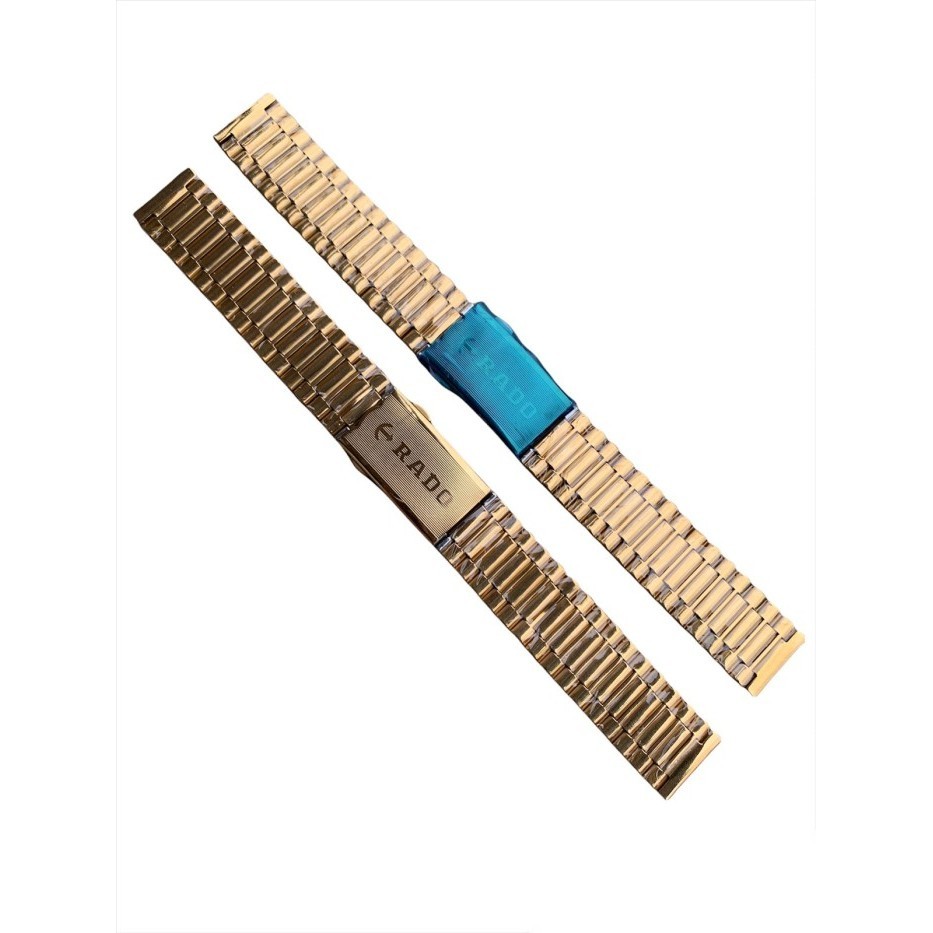 Strap Tali Jam Tangan Rado Gold 18 Mm Rantai Stainless Steel