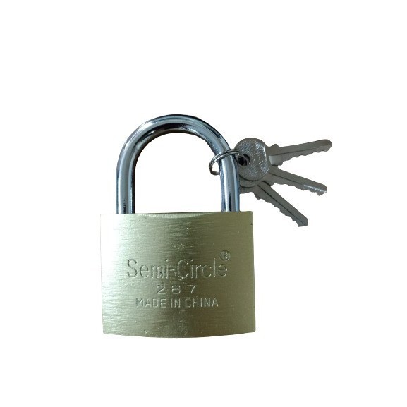 Best Silver Gembok Rumah Pagar 75 Mm Besi Kunci Gembok Gratis Ongkir