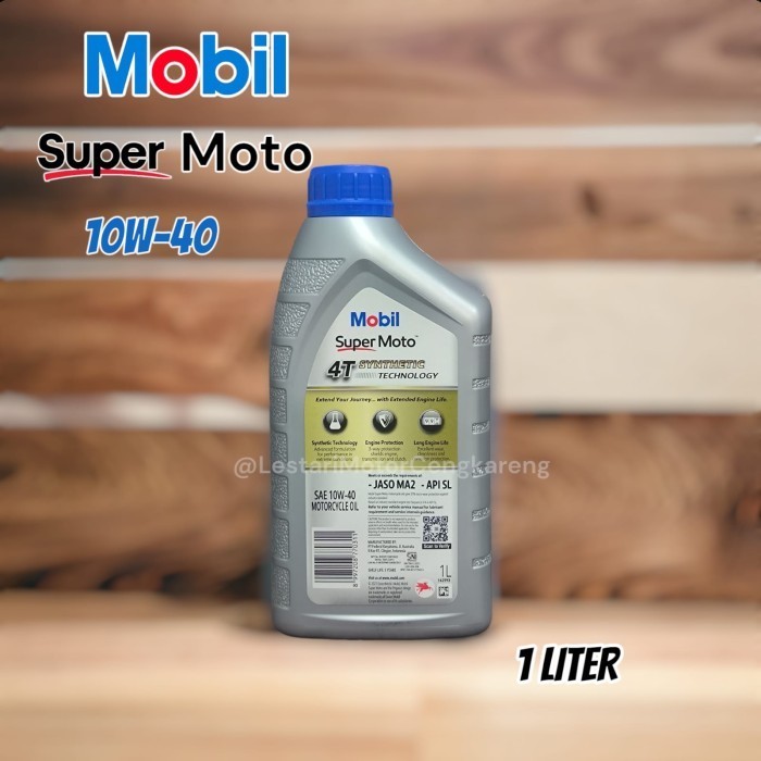 PROMO OLI MOBIL MOTOR 1 LITER SUPERMOTO 10W40 SATRIA FU VIXION R15 SYNTHETIC #ORIGINAL