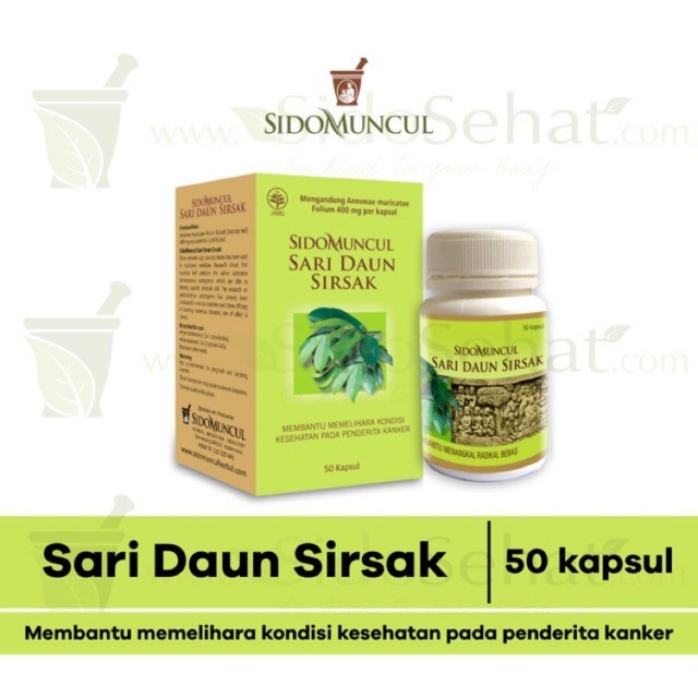 

Sari Daun Sirsak Sidomuncul Untuk Penderita Kanker