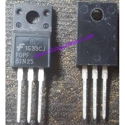 FDPF51N25 FDPF51N25 FDPF 51N25 250V 51A N-Ch MOSFET TO-220F