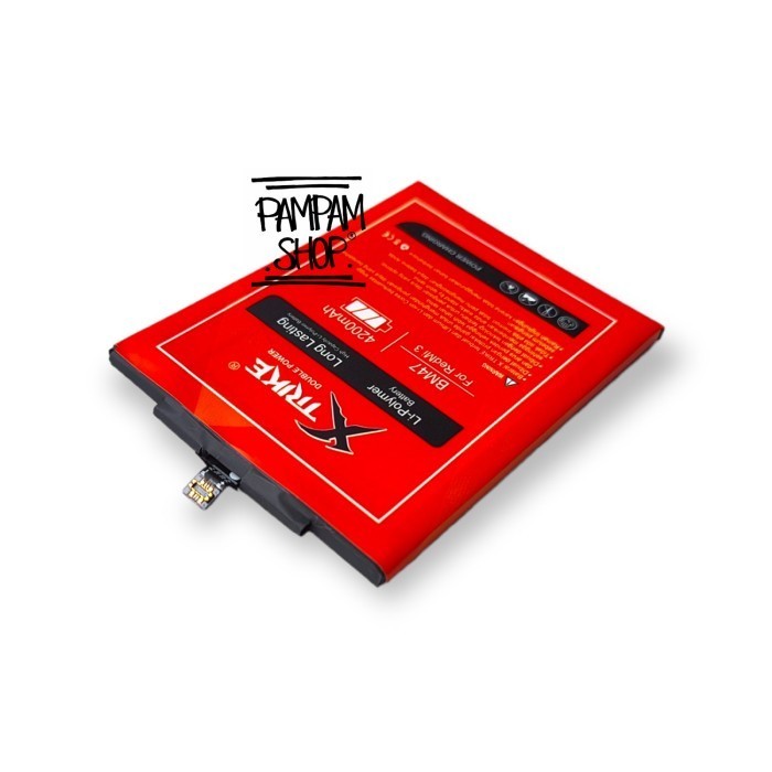 NEW SERIES BATERAI XTRIKE DOUBLE POWER XIAOMI BM47 REDMI 3 3S PRO 3X 4X BATRE ORI QUALITY ORIGINAL