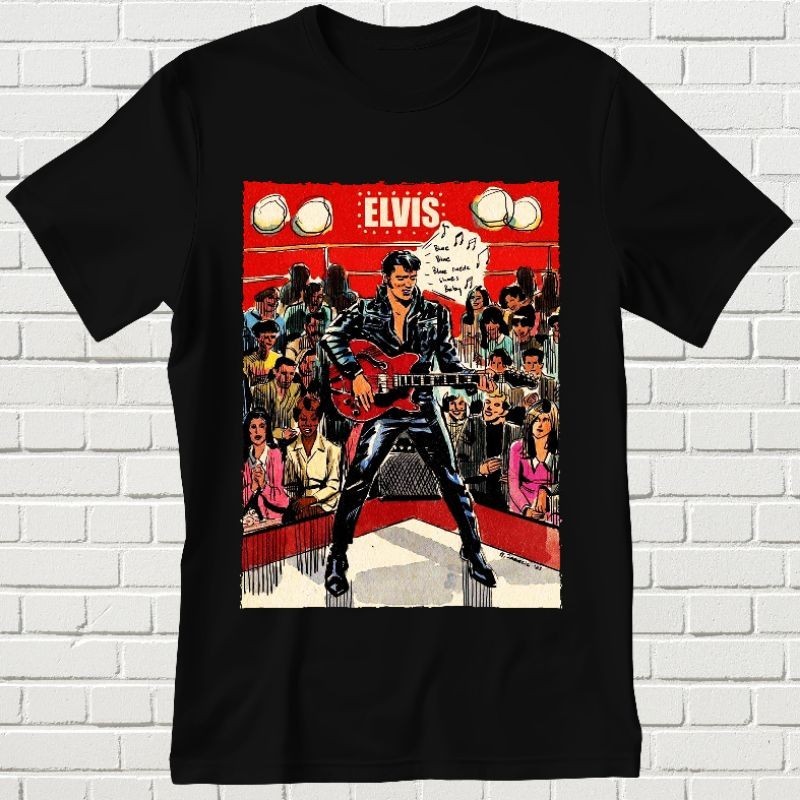 BAJU KAOS DEWASA ELVIS UNISEX TSHIRT || BAJU KAOS ELVIS || KAOS ELVIS || KAOS || KAOS DISTRO || KAOS