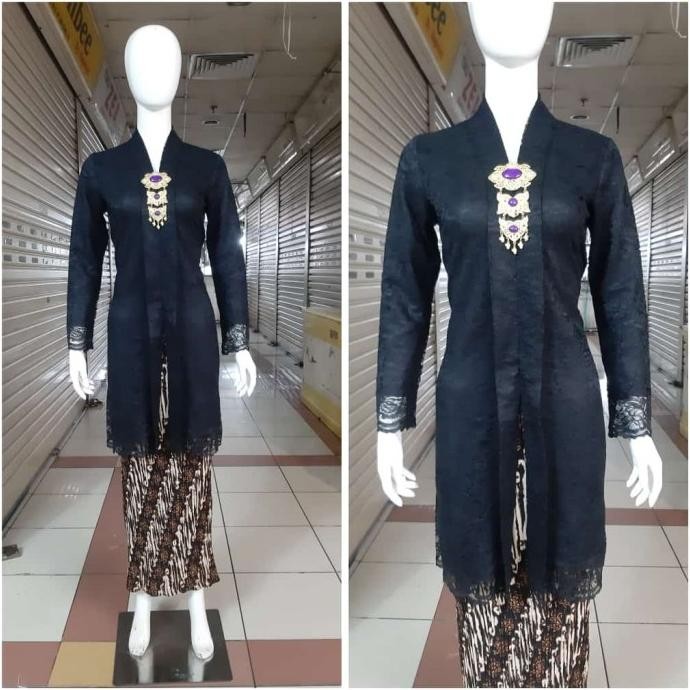 Terbaik Set Kebaya Tunik Pesta Brokat Kartini Tangan Panjang Abaya Kondangan Pengiriman Cepat