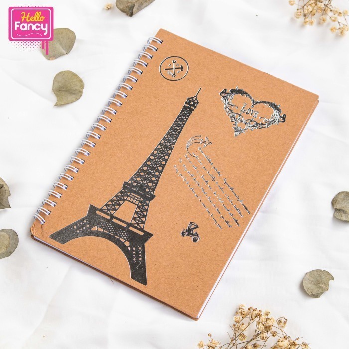 

Trendi Premium Notebook Paris A5 Metallic 80 Lembar / Notebook Line 22T115-A5 Gilaa!!!