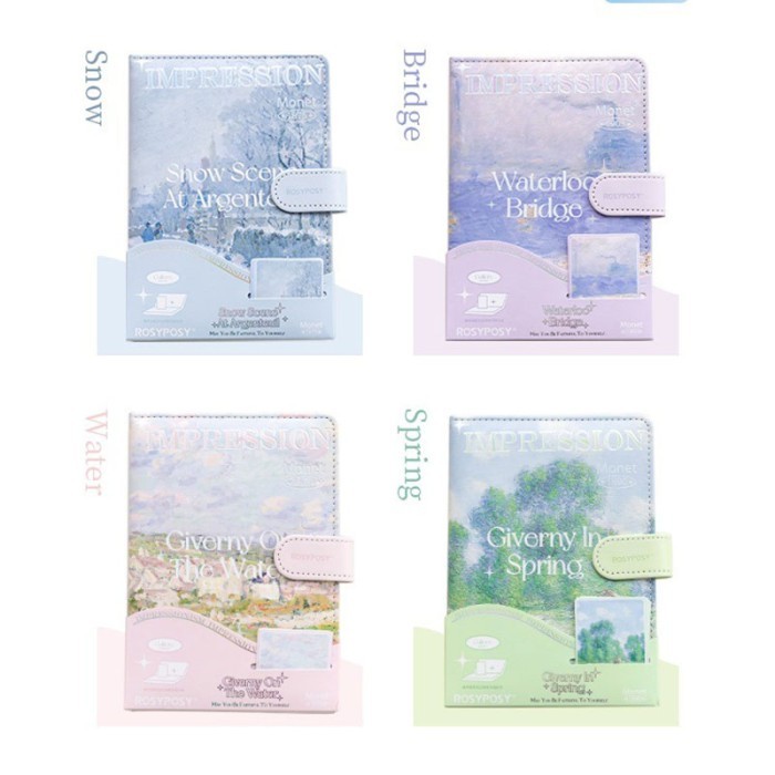 

Wow Gagalu Buku Diary Rosyposy Nature Pemandangan Korea Vintage Lucu / Terbatas