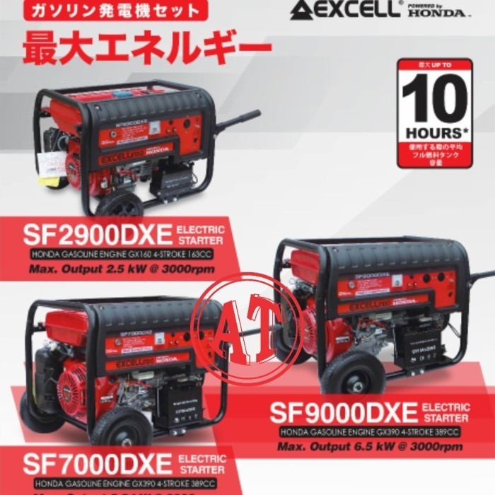 Genset Honda 6000 Watt - 6500 Watt Sf9000Dxe Original Dan Terpercaya