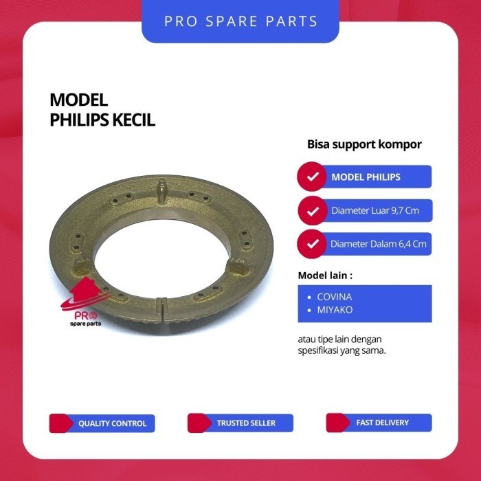 ```````] Model Burner PHILIPS KECIL Multi - Burner Kompor Covina/Miyako
