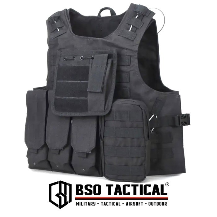 Rompi Tactical Vest Fsbe Molle Import