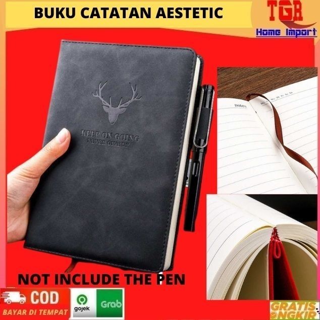 

Promo Buku Catatan Kerja Planing Jurnal Diary Book Notebook Aestetic A5 - Hitam Bagus