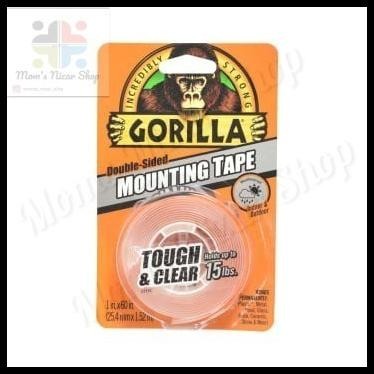 

TERMURAH GORILLA DOUBLE TAPE TOUGH & CLEAR 2.5 CMLEM SUPER KUAT ASLI USA BAGUS !!!!!!!