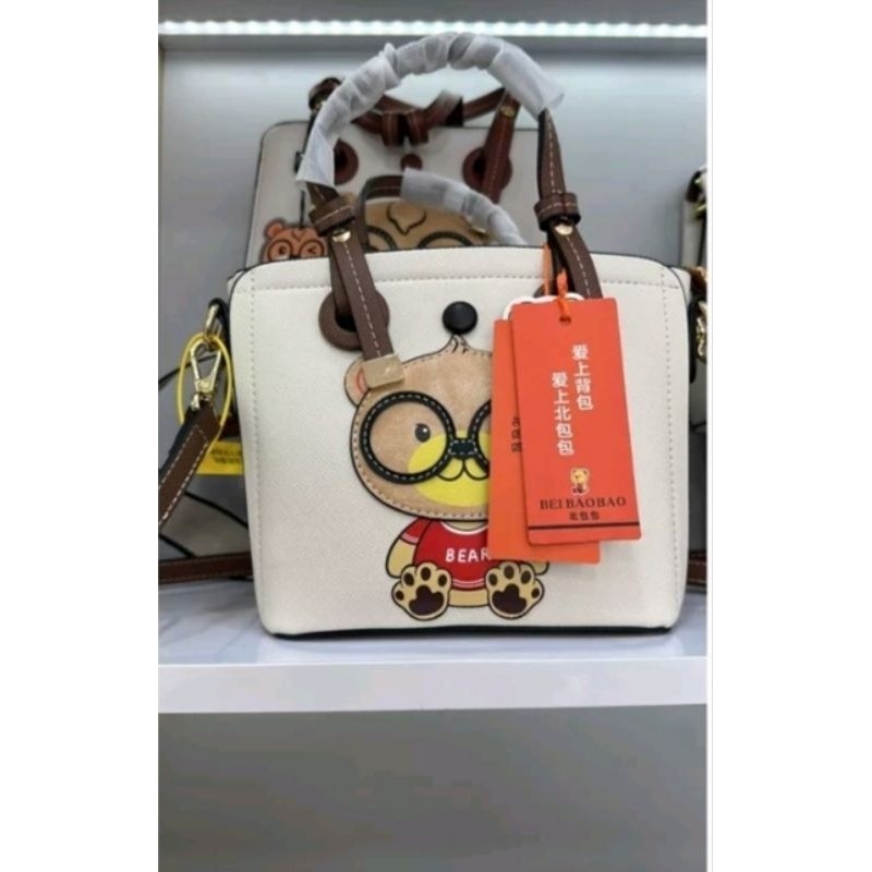 [BEST DEAL] Mini tote bag original Beibaobao GRATIS gelang titanium random