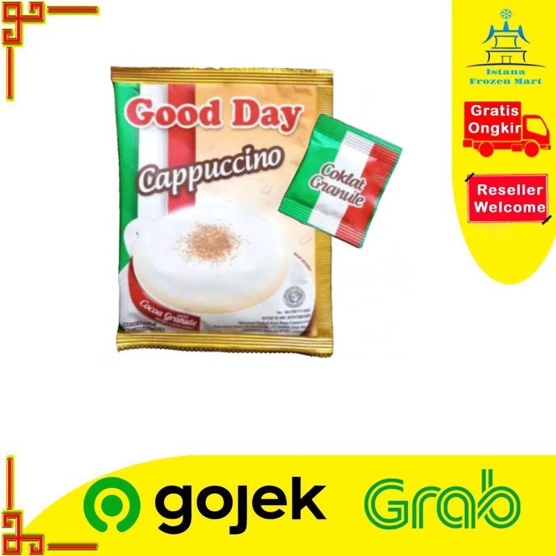 

Kopi Instant GOOD DAY Cappucinno With Cocoa Granule 1 Renceng 12 Pcs