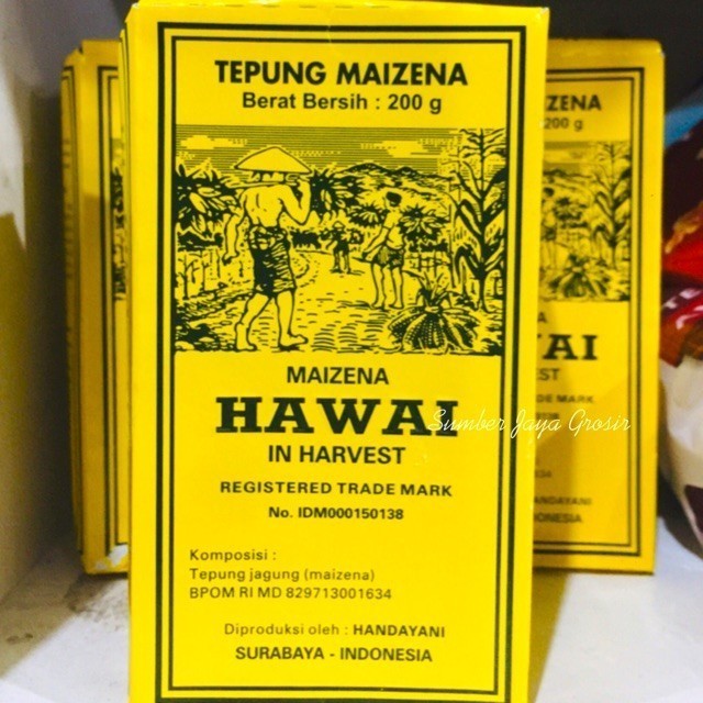 

.........] Tepung maizena / Maizena Hawai / Tepung pati jagung 200 gram