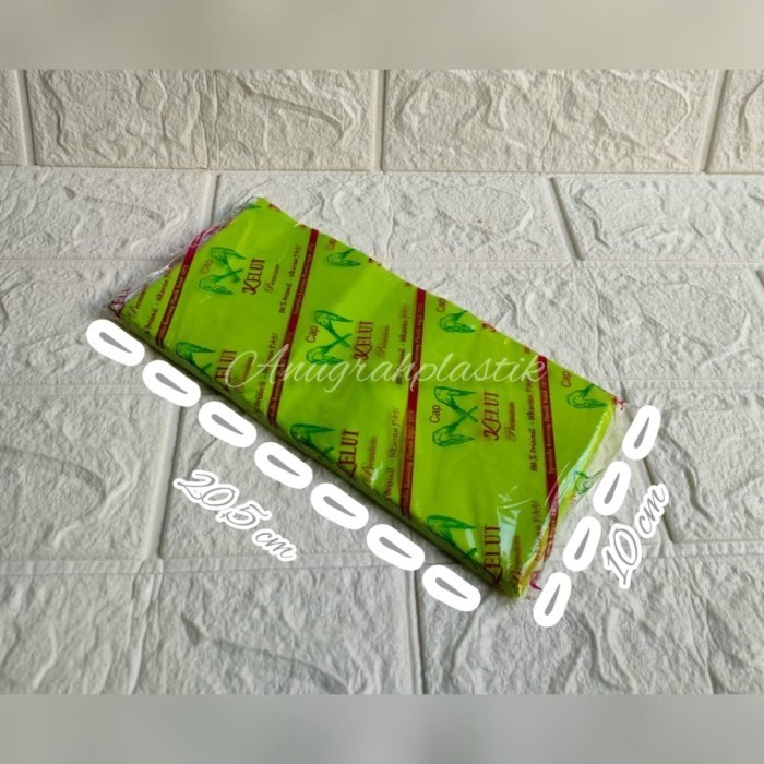 

$$$$] Plastik lemper / plastik lembaran hijau / plastik bungkus lemper