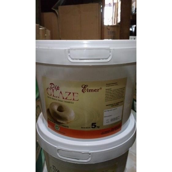 

Elmer Dip Glaze - Topping Donat Tiramisu 5Kg - Gosend Only!!! - kuigrocery