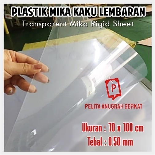 

Wow Plastik Mika Transparan Bening Sampul Agenda Wobler Lembaran 70X100Cm Bergaransi
