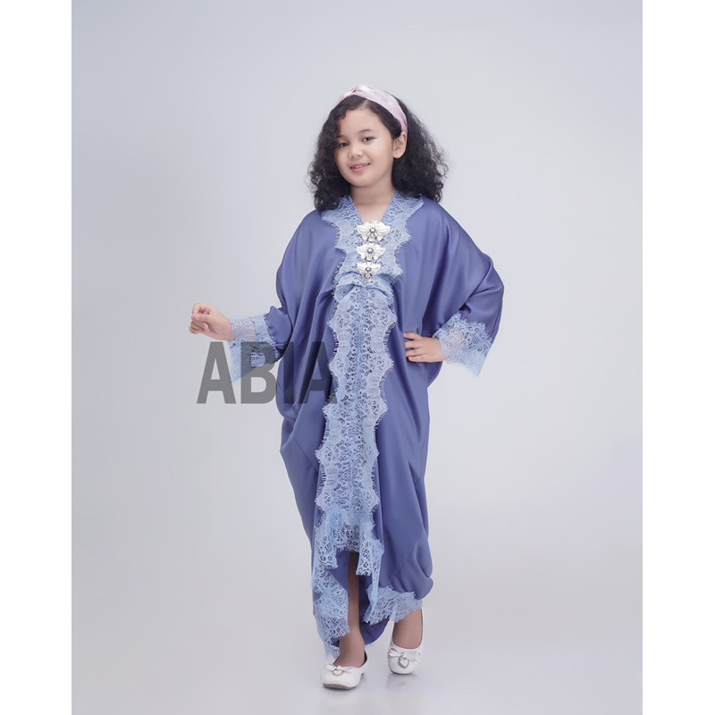 Kaftan Anak Perempuan 12 Thn Umur 5 6 Tahun 8 9 2 3 4 Syari Set Keftan Hijab Khimar Abaya Remaja Mid