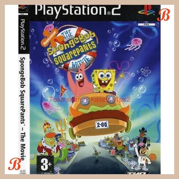 | KSP | THE SPONGEBOB SQUARE PANTS MOVIE CD PS2 KASET PS2 GAME PS2