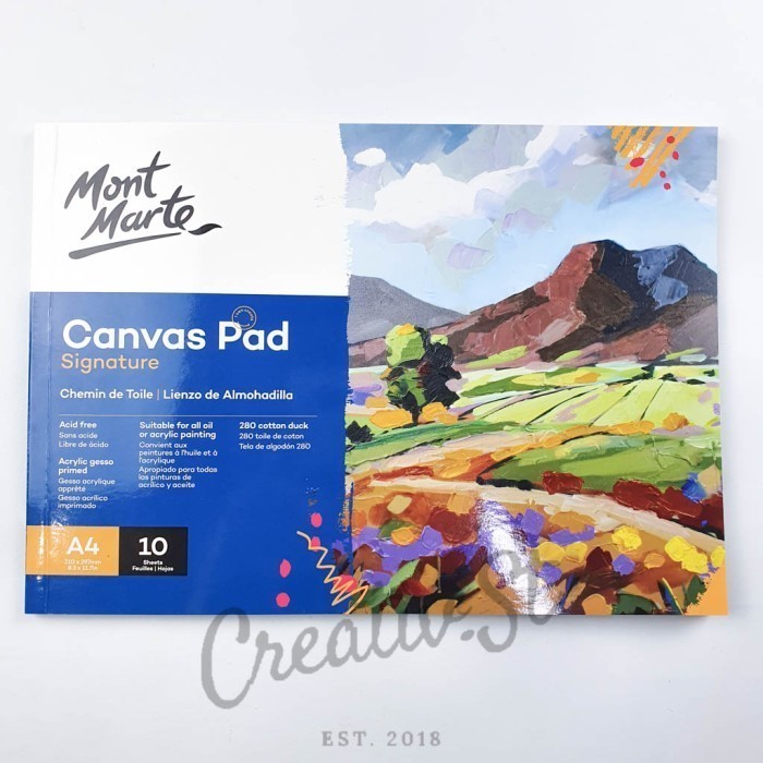 

Lucu Mont Marte Canvas Pad A4 10 Sheet Caxx0024 Murah