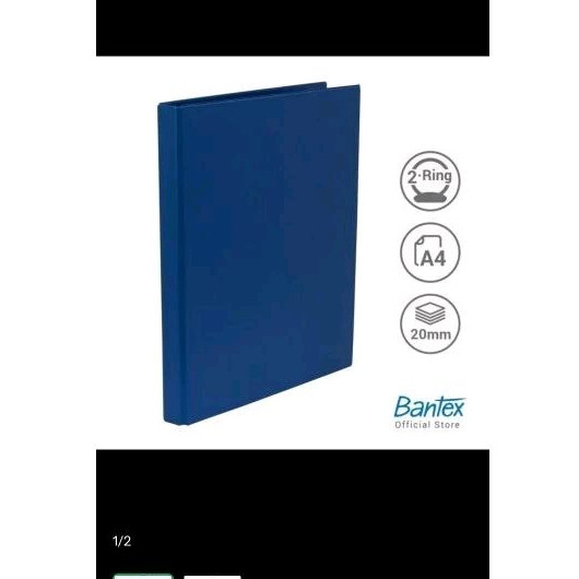 

Bantex Ring Binder A4-2 O-20mm#8215