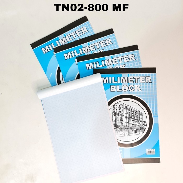 

Produk Unggulan Buku Milimeter Blok Folio / Milimeter Block /Buku Kotak Kotak (10 Bk) Trendi