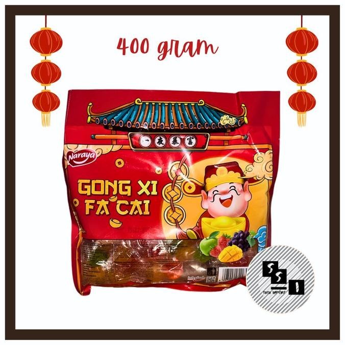 

Naraya assortment soft candy / Naraya permen imlek aneka rasa 400grm