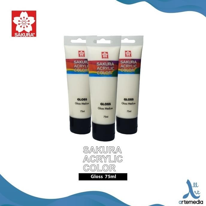 

Kekinian Medium Akrilik Sakura 75ml Gloss Acrylic ,.