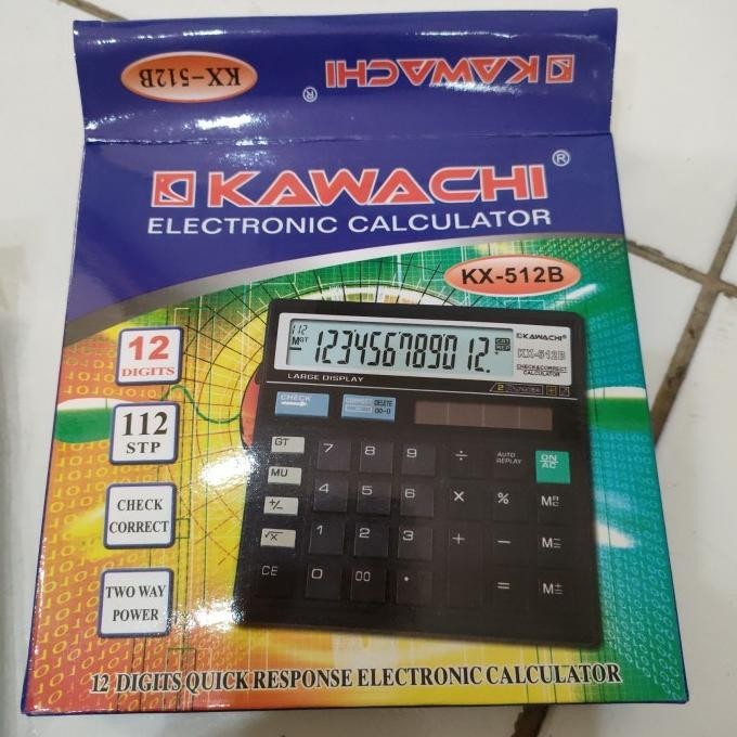

Best - CALKULATOR KAWACHI KALKULATOR KAWACHI 512B - CI 812C