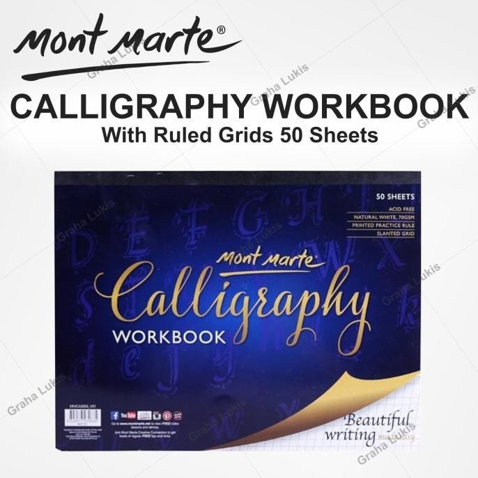 

Best - Mont Marte Calligraphy Workbook ,.