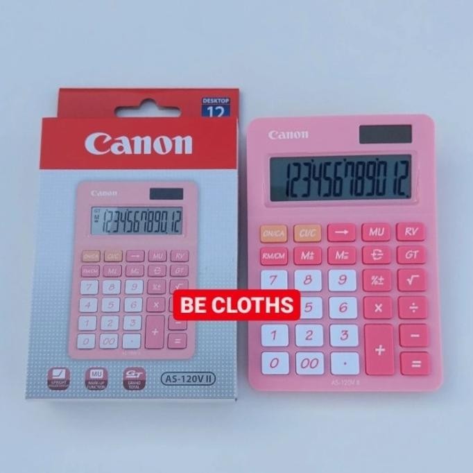 

Best! Canon AS-120V kalkulator kalkulator stylist warna colorful AS - Pink !!