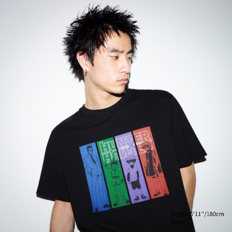 Kaos uniqlo Hunter x Hunter UT original kaos anime kaos kartun cowok