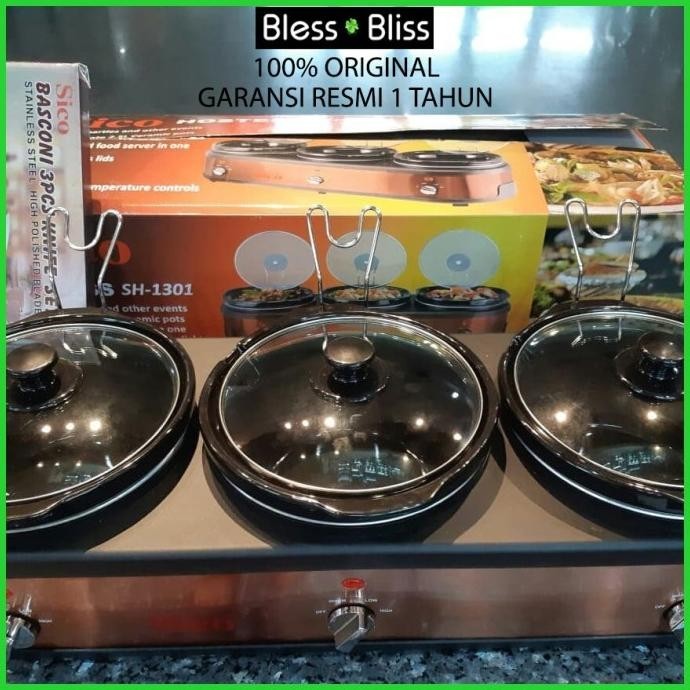 Ready Sico Hamada 3 In 1 Slow Cooker & Food Warmer Limited Edition