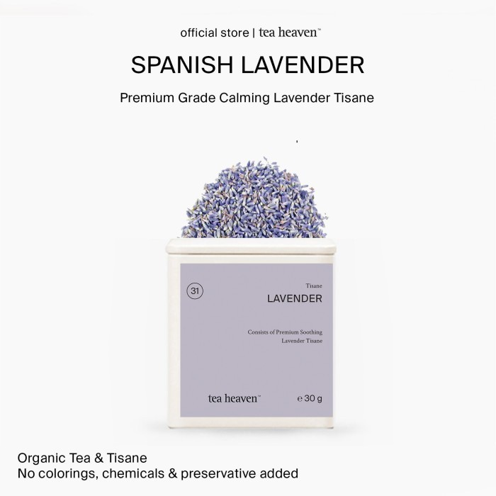 

Ersya - Pure Lavender Buds Tea Heaven Teh Lavender Murni Organik Premium