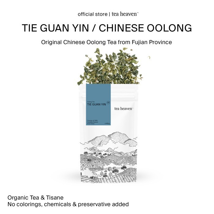 

Ersya - Tie Guan Yin Oolong Anxi Tikuan Organic Chinese Tea Teh Cina