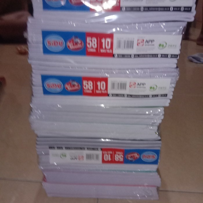 

Berkualitas Buku Tulis Sidu 58 Lembar 1 Pack 10 Pcs Terlaris