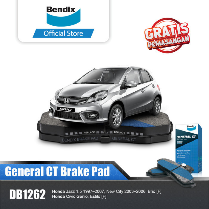 Bendix Kampas Rem Depan Mobil HONDA Brio - GCT DB1262